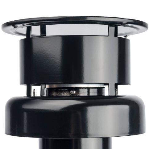 Терминал верикальный утепленный d80/100 L=584 мм STOUT (SCA-0080-800001)