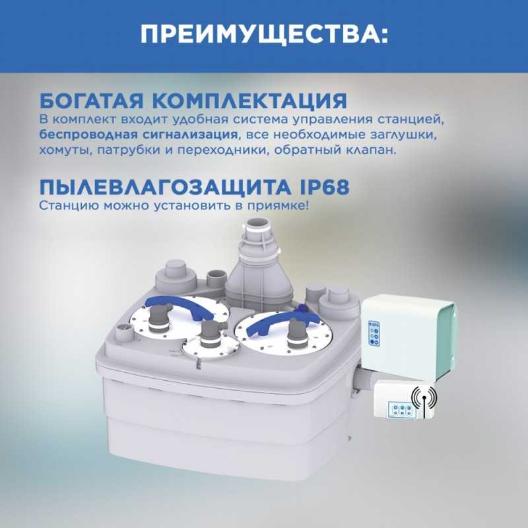 Насос канализационный SFA Sanicubic 2 Pro NM