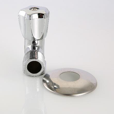 Вентиль угловой 1/2" х 3/4" для подключения бытовой техники Валтек / Valtec VT. 240. TN