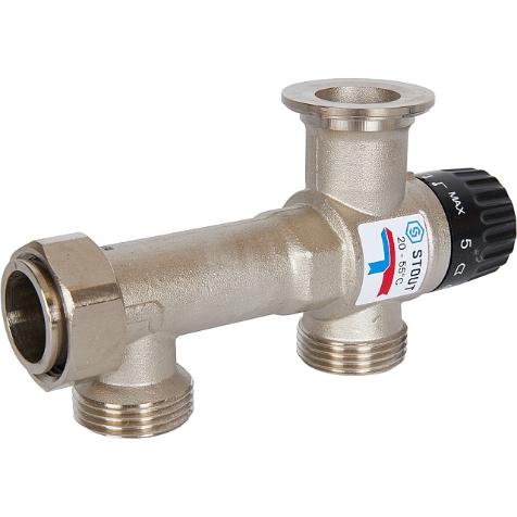Насосно-смесит узел с термостат/клапаном без насоса STOUT (SDG-0120-005010)