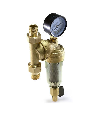 Фильтр промывной поворотный с/ман. мет/корп 1/2" TIM JH1001W3