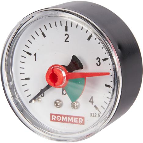 Манометр аксиальный d50 - 1/4" Rommer RIM-0007-500408