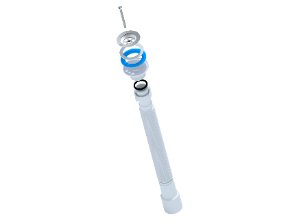 Сифон гофрированный удлиненный 1 1/4"*40/50 G216 Ани-Пласт