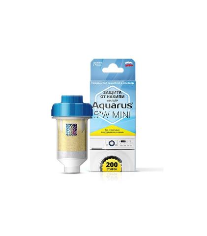 Фильтр от накипи для стир. и посуд. машин 5 W mini (3/4") AQUARUS