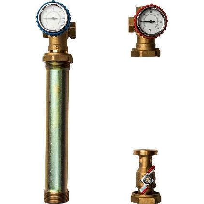 Насосная группа DN 25 с прямым контуром 1" без насоса STOUT (арт.SDG-0001-002501)