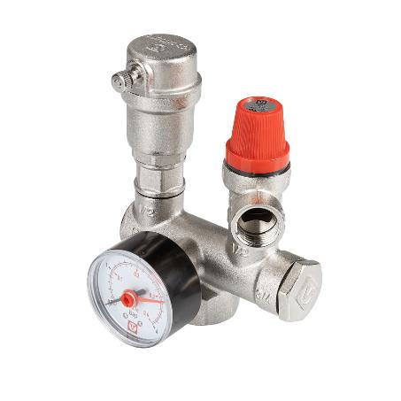 Группа безопасности с латунным корпусом для котла VT. 460.0 Valtec