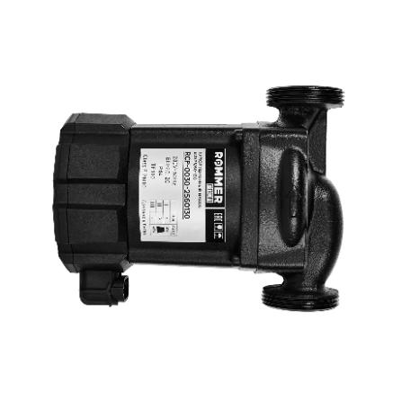 Частотный циркуляционный насос ROMMER PROFI EVO DN 25, с гайками и теплоизоляцией