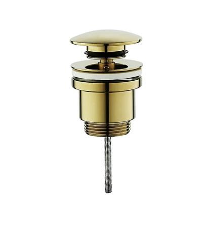 Донный клапан с переливом КЛИК-КЛАК 11/4" FRAP F-62-3 латунь (с винтом)