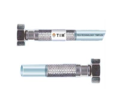 Гибкая подводка для воды PEX 1/2" гайка-гайка, TIM