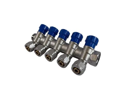 Коллекторы вентильные с евроконусом 3/4"х16-1/2" QS ZEGOR