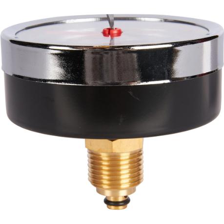 Термоманометр аксиальный d80 - 1/2" Rommer RIM-0005-801015