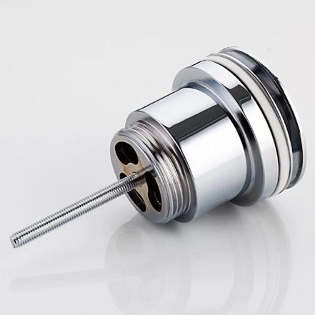 Донный клапан с переливом 11/4" КЛИК-КЛАК FRAP F-62 хром (с винтом)