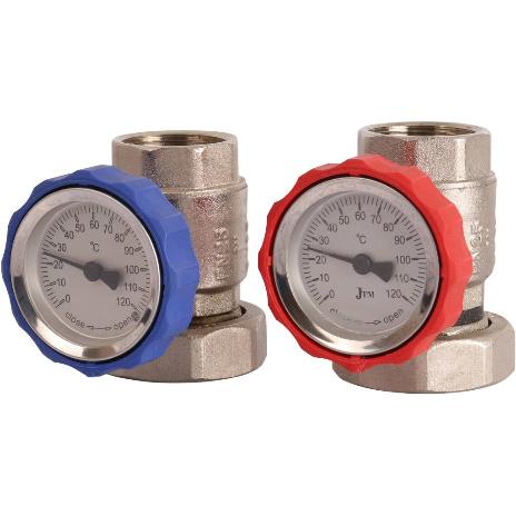 Насосная группа с прямым контуром 1" без насоса ROMMER RDG-0001-002501