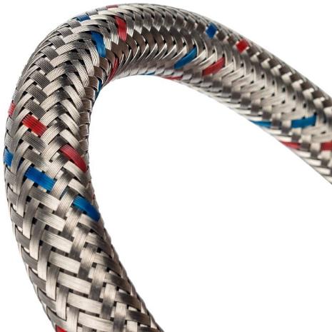 Гибкая подводка угловая 3/8"-3/8" гайка-гайка STOUT (Италия)
