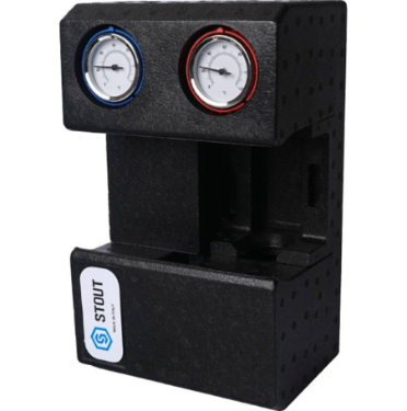 Насосная группа DN 20 с прямым контуром 3/4" без насоса STOUT (арт.SDG-001-002001)
