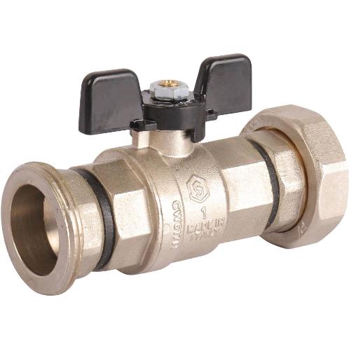 Насосная группа с прямым контуром 1" без насоса ROMMER RDG-0001-002501