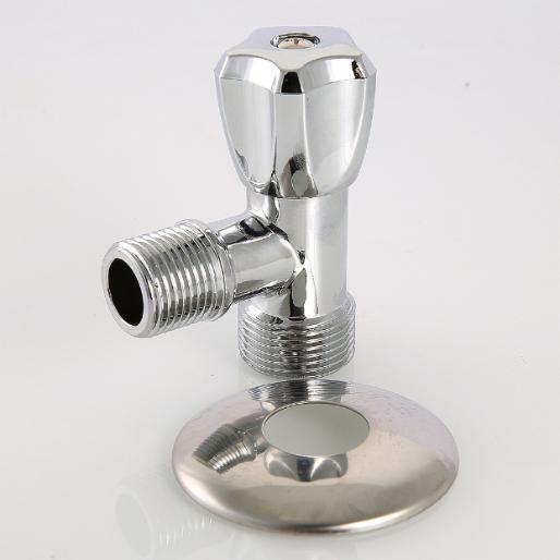 Вентиль угловой 1/2" х 3/4" для подключения бытовой техники Валтек / Valtec VT. 240. TN