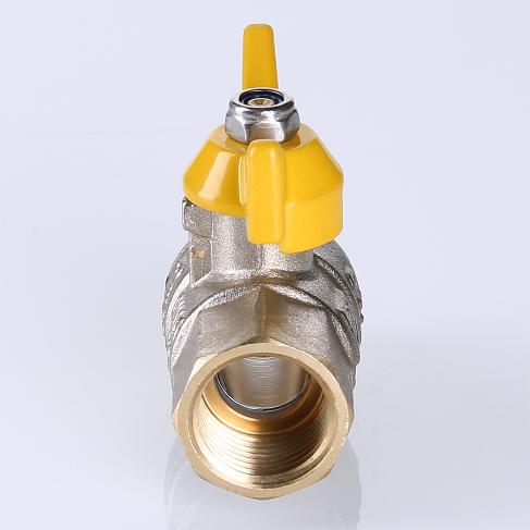 Кран шаровой для газа Валтек / VALTEC VALGAS VT.278.N. (вн-нар, бабочка)