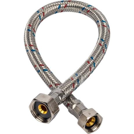 Гибкая подводка угловая 1/2"-3/8" гайка-гайка STOUT (Италия)