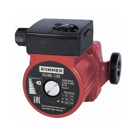 Циркуляционный насос ROMMER RATE 15/60-130, гайки 1"x3/4" (RCP-0002-1560130)